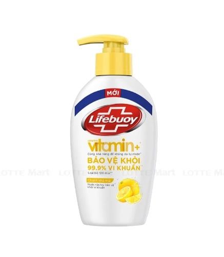 PU-Tiêu dùng. Lemon Deodorizing Hand Wash Lifebuoy 180g