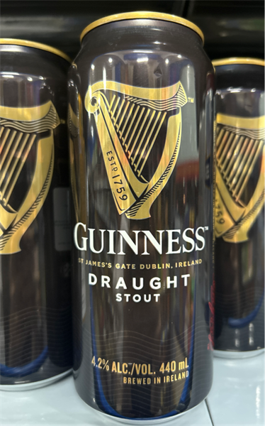 BE.IB-Bia. Draught Stout Beer Guinness 440ml ecp