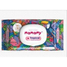 PU-Tiêu dùng. Unscented Wet Wipes Mamamy Tropical 90 Sheets
