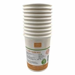 CU- Paper Cup 9oz (Ly giấy trơn) 10pcs