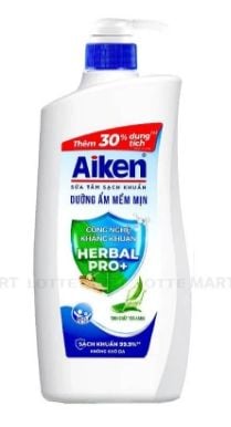PU-Tiêu dùng. Green Tea Moisturizing Body Wash Aiken 845g