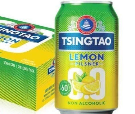 BE.IB-Bia. Beer Tsingtao Lemon 0° 330ml (24)