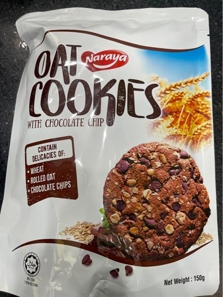 SN.PC- Oat Cookies With Chocolate Chip Naraya 150g