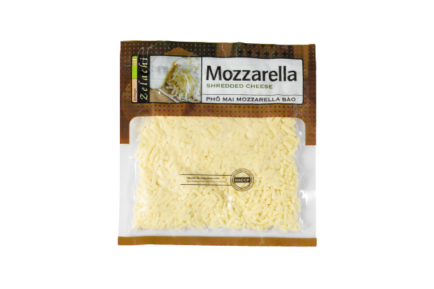 DA.C-Phô mai. Mozzarella Shredded Cheese Bottega Zelachi 200g