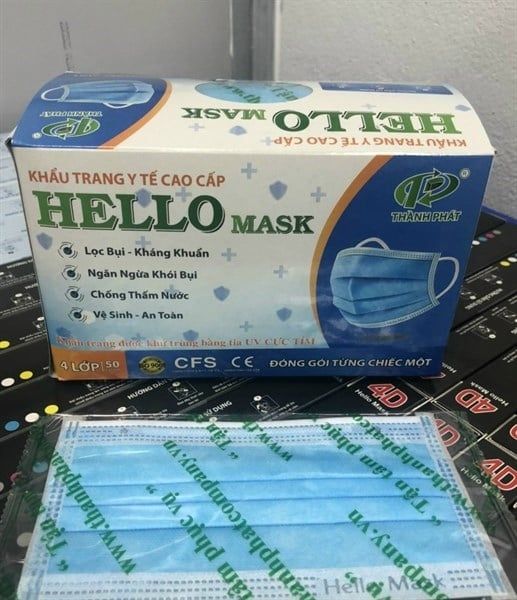 PU-Tiêu dùng. Medical Face Hello Mask