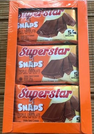 SN.PC- Triple Chocolate Wafer Biscuits Super Star 18g