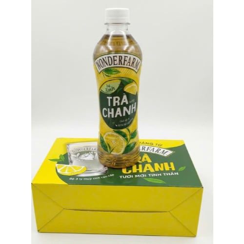 BW.S-Nước ngọt. Lemon Green Tea Wonderfarm 430ml