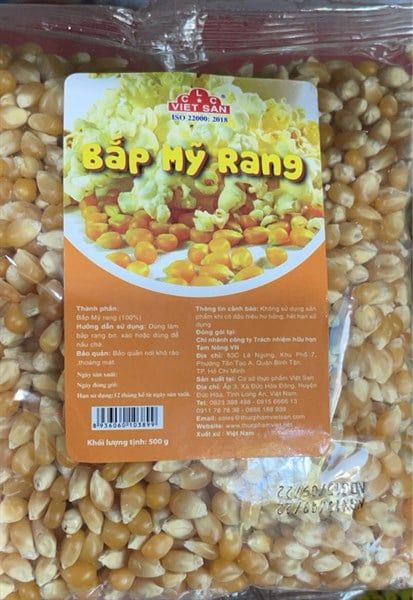 NU-Hạt. Butter Popcorn Corn Viet San 500g