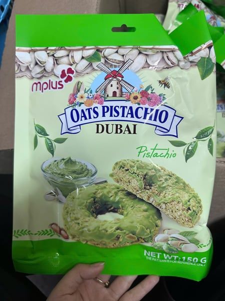SN.PC-Bánh. Oats Pistachio Dubai Cookies 150g