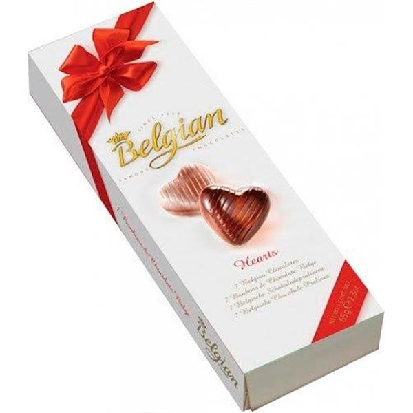 CH-Sôcôla. Original Hearts Chocolate Belgian 65g