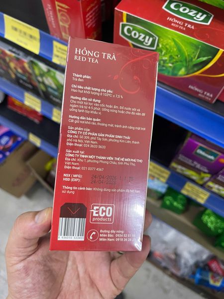 TE-Trà. Black Tea Bags Cozy 50g