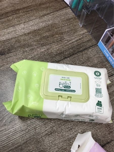 PU- Bello Family Unscented Wet Wipes 100pcs