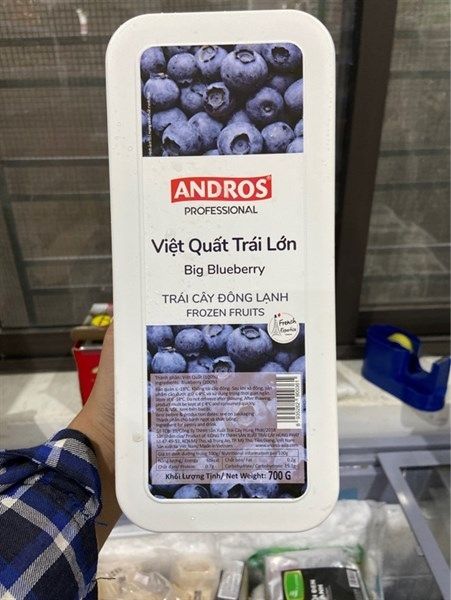 VEF- Frozen Blueberry Andros 650g