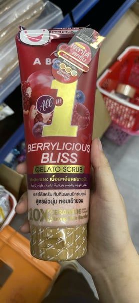 PU-Tiêu dùng. Berry Gelato Body Scrub Cream A Bonne 300g