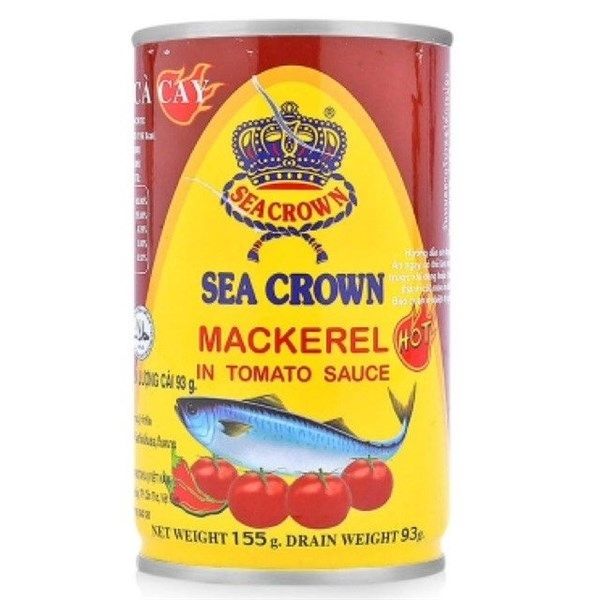 CA- Mackerel In Tomato Sauce Sea Crown 155g