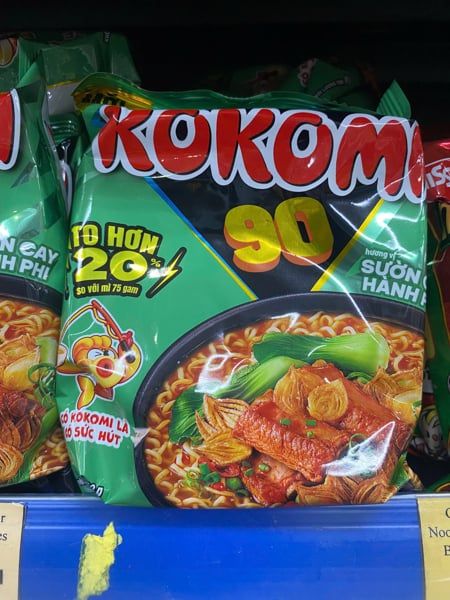 GR.NO-Mì. Spicy Ribs & Fried Onions Noodles Kokomi 90g (30)