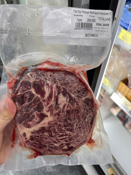 OD-ME.B-Thịt bò. Ribeye Meltique Hokubee 300g ecp