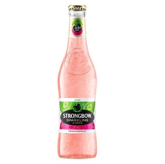 BE.IB-Bia. Kiwi & Dragonfruit Sparkling Ciders Strongbow 330ml (24)