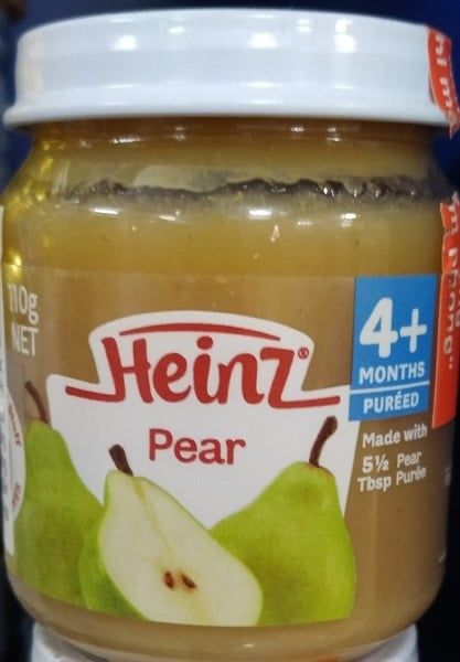 JA-Mứt. Pear Purée For Babies From 4 Months Heinz