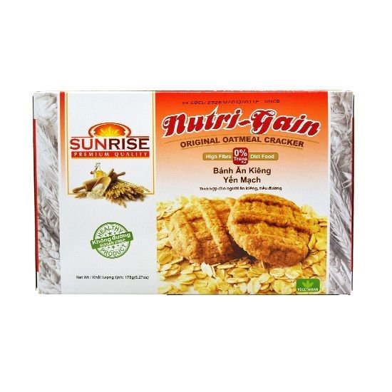 SN.PC- Black Sesame & Oatmeal Cracker Sunrise 178g