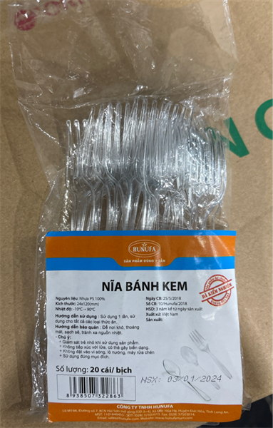 CU-Dụng cụ bếp. Cake Fork N01 (Nĩa nhựa nhỏ) 20pcs
