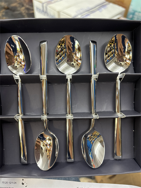 CU-Dụng cụ bếp. Set Of 5 Dessert And Coffee Spoons Stainless Steel 304 Premium Myresto 14cm