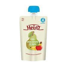 JA-Mứt. Mixed Fruit Purée For Babies From 4 Months Pear Banana & Apple Heinz