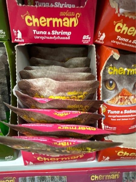 PET-Thú cưng. Cherman Pate With Tuna & Shrimp 85g