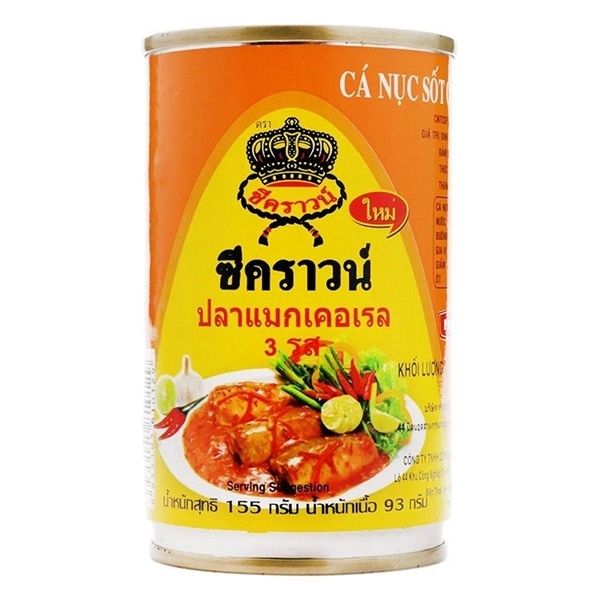 CA-Đồ hộp. Herring In Tomato Sauce Sea Crown 155g ecp