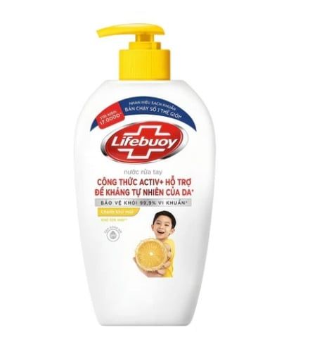 PU-Tiêu dùng. Lemon Deodorizing Hand Wash Lifebuoy 450g
