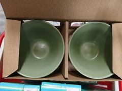 CU-Dụng cụ bếp. Bộ 2 chén xanh lá (Hàng khuyến mãi)