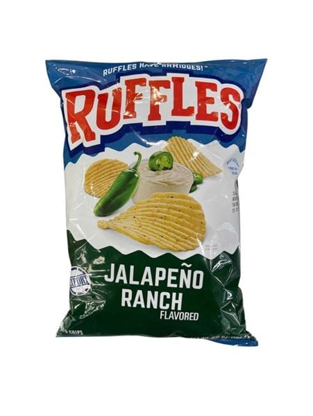 SN-Bánh. Jalapeno Ranch Potato Chips Ruffles 184.2g