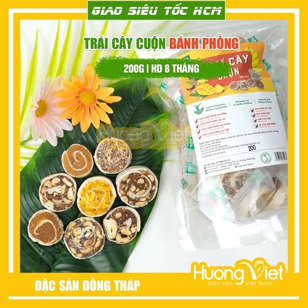 FRD- Trái cây sấy. Mixed Fruit Roll Tu Bong 200g