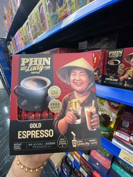 CF-Cà phê. Coffee Espresso Gold Phin Lady 24g