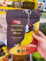 FRD-Trái cây sấy. Chocolate Dipped Mango Ohla 100g