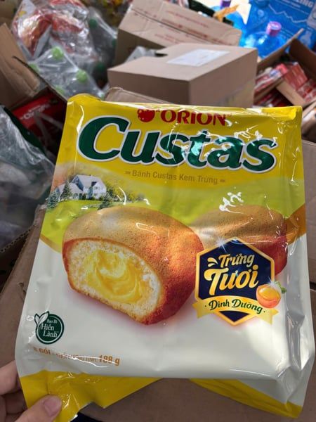 SN.PC-Bánh. Egg Cream Custas Orion 8pcs 188g