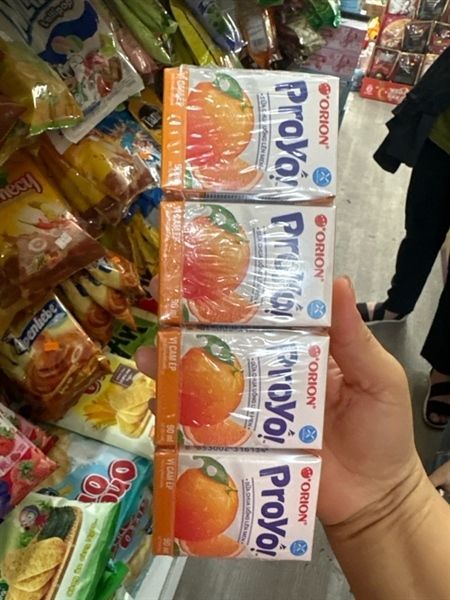 DY- Orange Flavor Drinking Yogurt Proyo Orion 110ml – MOONMILK ...