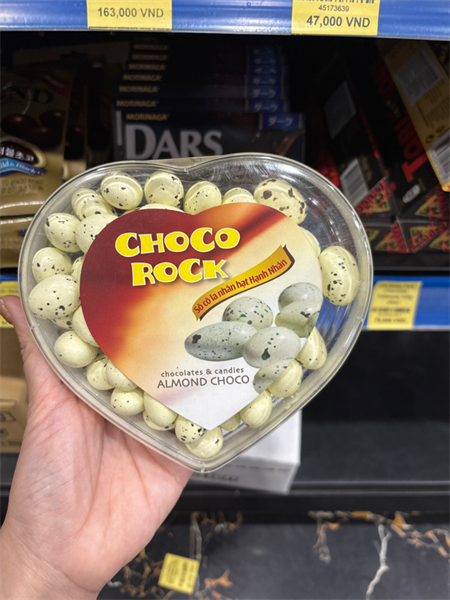 CH-Sôcôla. Almond Heart Chocolate Choco Rock 250g