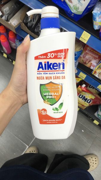 PU-Tiêu dùng. Antibacterial & Brightening Body Wash Aiken 845g
