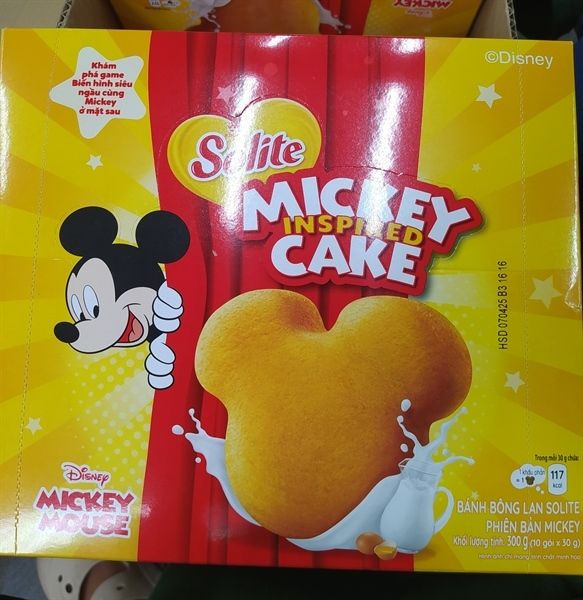 SN.PC- Strawberry Inspired Cake Solite Mickey 180g