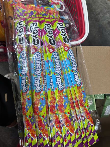 SN.CD-Kẹo. Crunchy Tape Gummy Playmore 18g