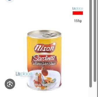 CA- Sardines In Extra Hot Sauce Nison 155g