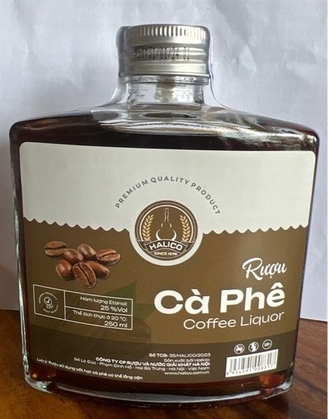 WI.V- Wine Coffee Liquor 25% Halico 250ml
