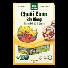 FRD- Trái cây sấy. Banana Roll With Durian Tu Bong 120g
