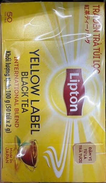 TE- Yellow Label Black Tea Lipton 100g (50x2g)