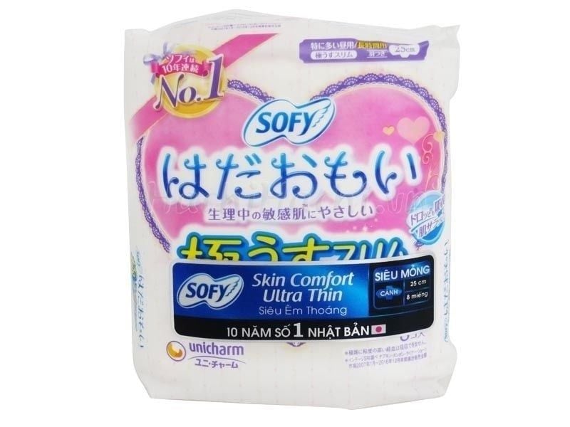 PU-Tiêu dùng. Skin Comfort Sanitary Pads Sofy 23cm