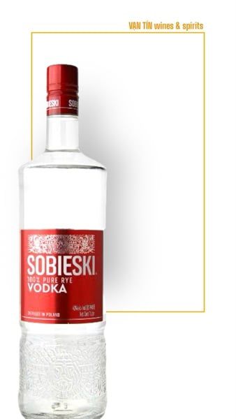 WI.SPI-Rượu. Wine Vodka Sobieski 40% 700ml