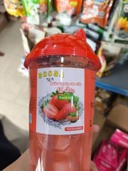 BW.J-Nước ép. Strawberry Jelly Drink Booba Tea 600ml