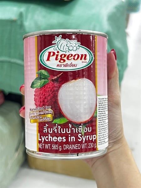 PK-Đồ ngâm. Juice Pigeon Lychee 565g