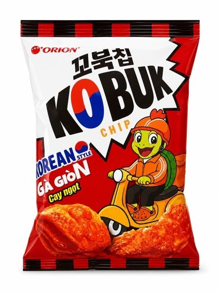 SN-Bánh. Crispy Chicken Spicy Corn Chips Orion 35g